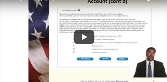 Finding and Applying for Jobs in the Federal Government Video
