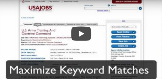 Three Steps to Get Referred to the Selecting Official for Government Jobs using USAJOBS Video