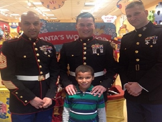 VESO's Gilbert Stubbs at 2014 Toys for Tots Drive