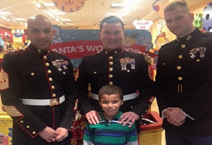 VESO's Gilbert Stubbs at 2014 Toys for Tots Drive